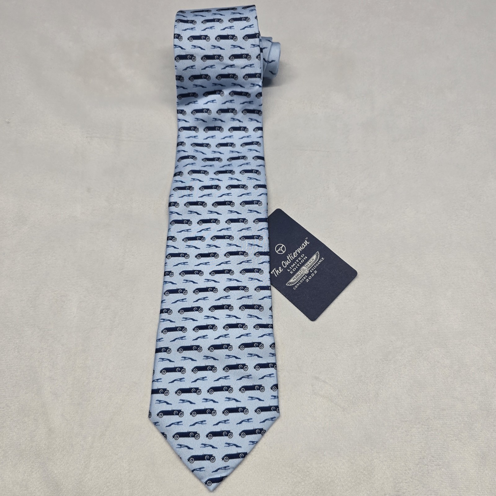 Outlierman Pebble Beach Concours D Elegance 2022 Neck Tie Silk Limited Edition